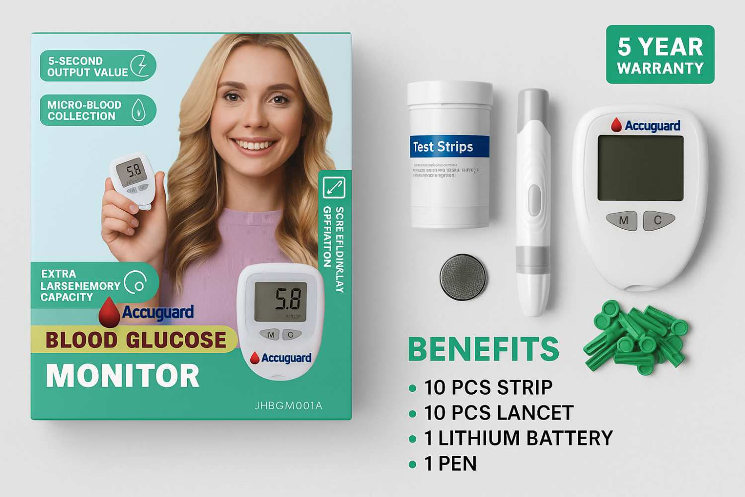 Accugurad blood glucous meter
